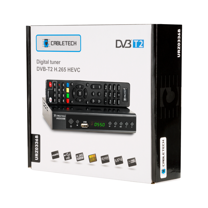 Tuner DVB-T2/C HEVC H.265 Cabletech Tuner DVB-T2/C HEVC H.265 Cabletech