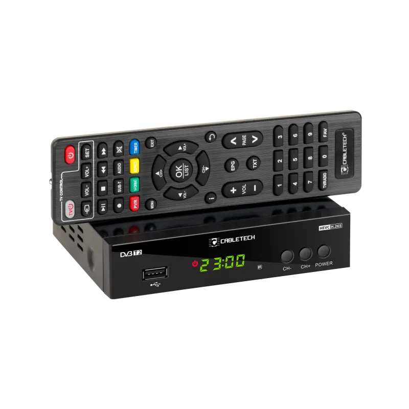Tuner DVB-T2/C HEVC H.265 Cabletech Tuner DVB-T2/C HEVC H.265 Cabletech