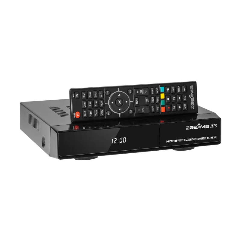 Tuner satelitarny Zgemma H7S DVB-S2X UHD H.265 HEVC LAN