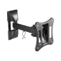 Uchwyt do ściany 13-27 cali czarny LPA51-111 (regulacja w pionie i w poziomie)