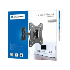 Uchwyt do ściany 23-43 cali czarny LPA51-221 (regulacja w pionie i w poziomie)