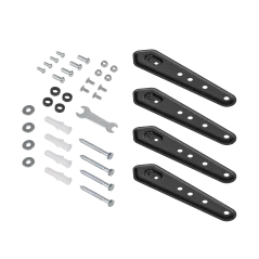 Uchwyt do ściany Kruger&Matz do LED TV 23-55 cali czarny (regulacja w pionie i w poziomie)