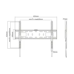 Uchwyt naścienny uniwersalny do LED TV (37-70") LP42-46F