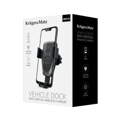 Uchwyt samochodowy Kruger&Matz z funkcją ładowania indukcyjnego