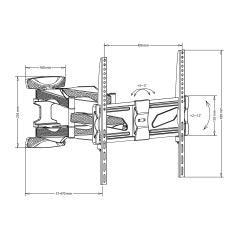 Uchwyt TV 26"-55"