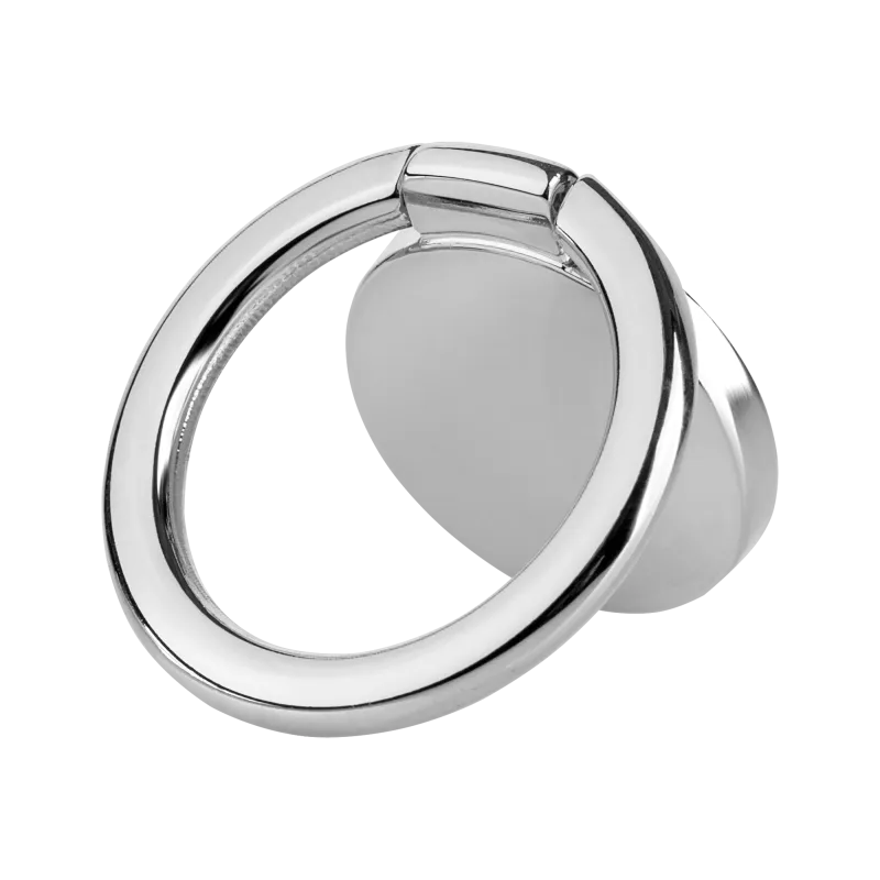 Uchwyt uniwersalny typu pierścień do telefonu srebrny