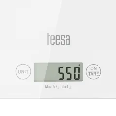 Waga kuchenna szklana biała