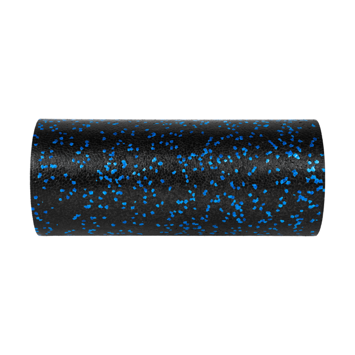 Wałek do masażu, roller piankowy gładki 14x33cm, kolor czarno-niebieski, materiał EPP, REBEL ACTIVE Wałek do masażu, roller piankowy gładki 14x33cm, kolor czarno-niebieski, materiał EPP, REBEL ACTIVE