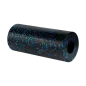 Wałek do masażu, roller piankowy gładki 14x33cm, kolor czarno-niebieski, materiał EPP, REBEL ACTIVE