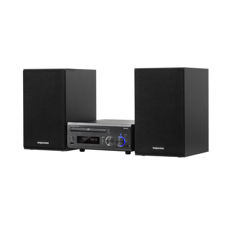 Wieża Kruger&Matz z CD, portem USB, Bluetooth i radiem FM