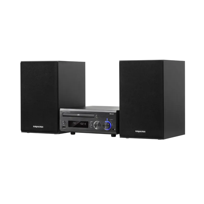 Wieża Kruger&Matz z CD, portem USB, Bluetooth i radiem FM