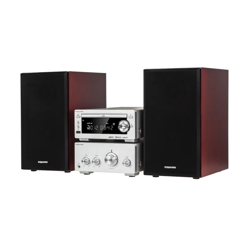 Wieża Kruger&Matz z CD, portem USB, Bluetooth i radiem FM model KM1584CD