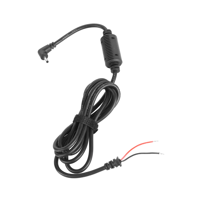 Wtyk 3,0/1,0 (19V/3,42 A) sieciowy z kablem do montażu Rebel