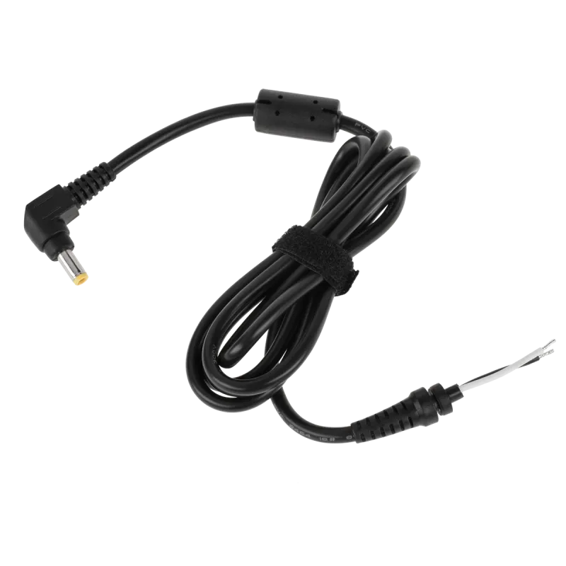 Wtyk 5,5/2,5 (19V/7,1A) sieciowy z kablem do montażu Rebel Wtyk 5,5/2,5 (19V/7,1A) sieciowy z kablem do montażu Rebel