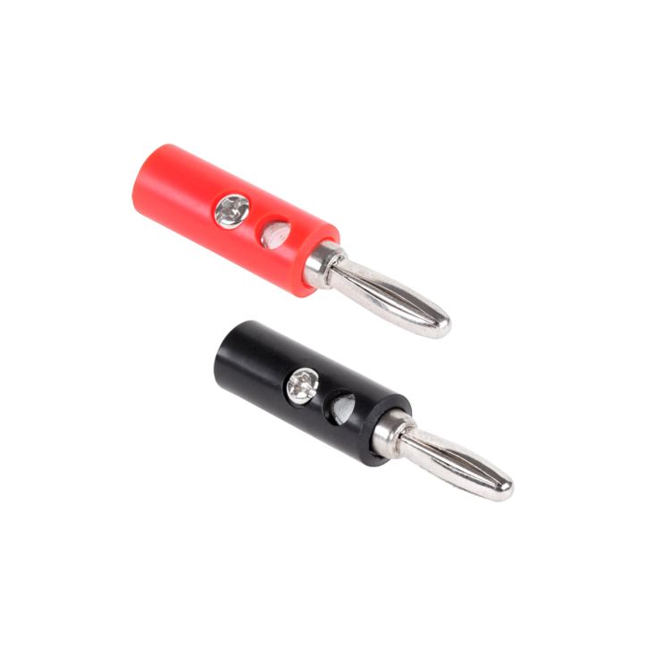 Wtyk bananowy plastik (czarny/czerwony) Cabletech Wtyk bananowy plastik (czarny/czerwony) Cabletech