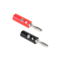 Wtyk bananowy plastik (czarny/czerwony) Cabletech Wtyk bananowy plastik (czarny/czerwony) Cabletech