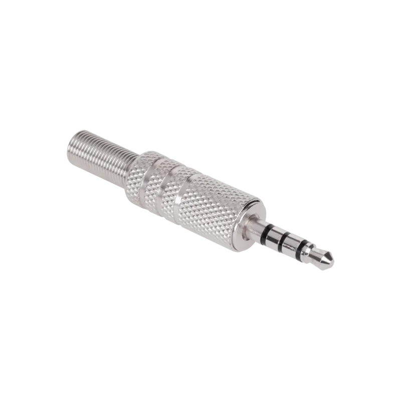 Wtyk Jack 3.5 metalowy czteropolowy