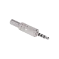 Wtyk Jack 3.5 metalowy czteropolowy