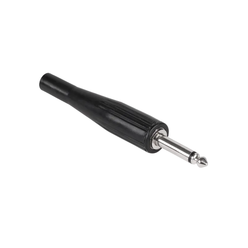 Wtyk Jack 6,3 mono gum.czarny Wtyk Jack 6,3 mono gum.czarny