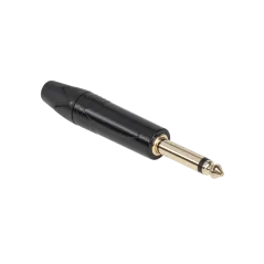 Wtyk Jack 6,3 mono HQ black