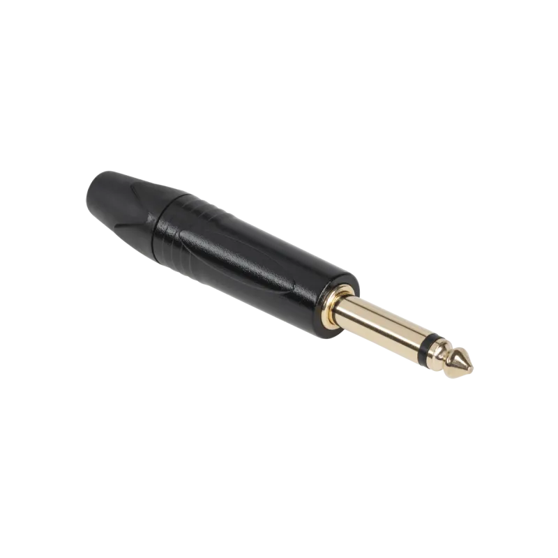 Wtyk Jack 6,3 mono HQ black