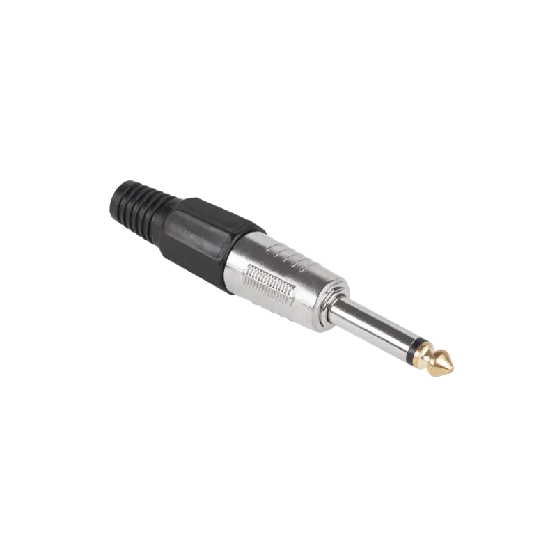 Wtyk Jack 6,3 mono HQ czarny Wtyk Jack 6,3 mono HQ czarny