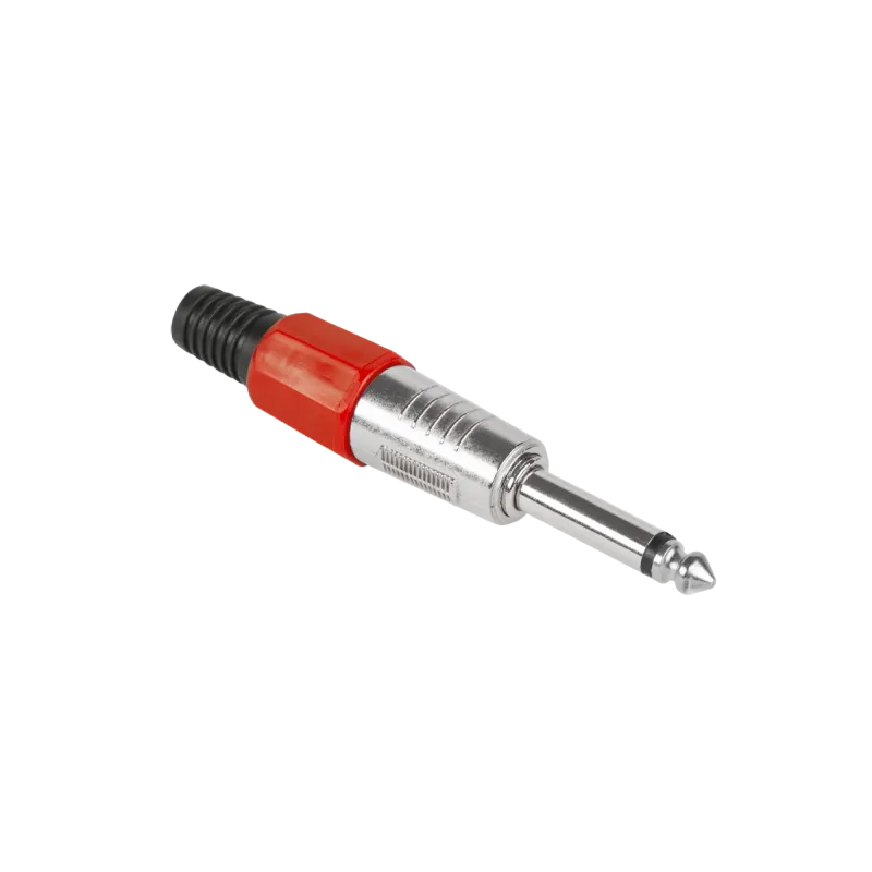 Wtyk Jack 6,3 mono HQ czerwony Wtyk Jack 6,3 mono HQ czerwony