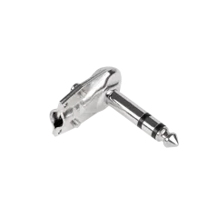 Wtyk Jack 6.3 stereo metal kątowy