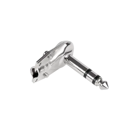 Wtyk Jack 6.3 stereo metal kątowy