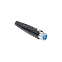Wtyk mikrofonowy żeńsk.black CK3544