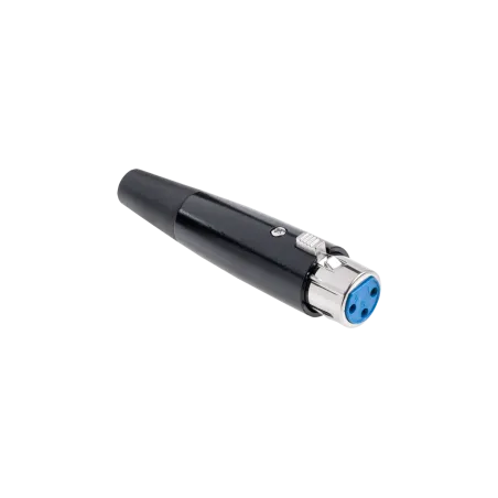 Wtyk mikrofonowy żeńsk.black CK3544