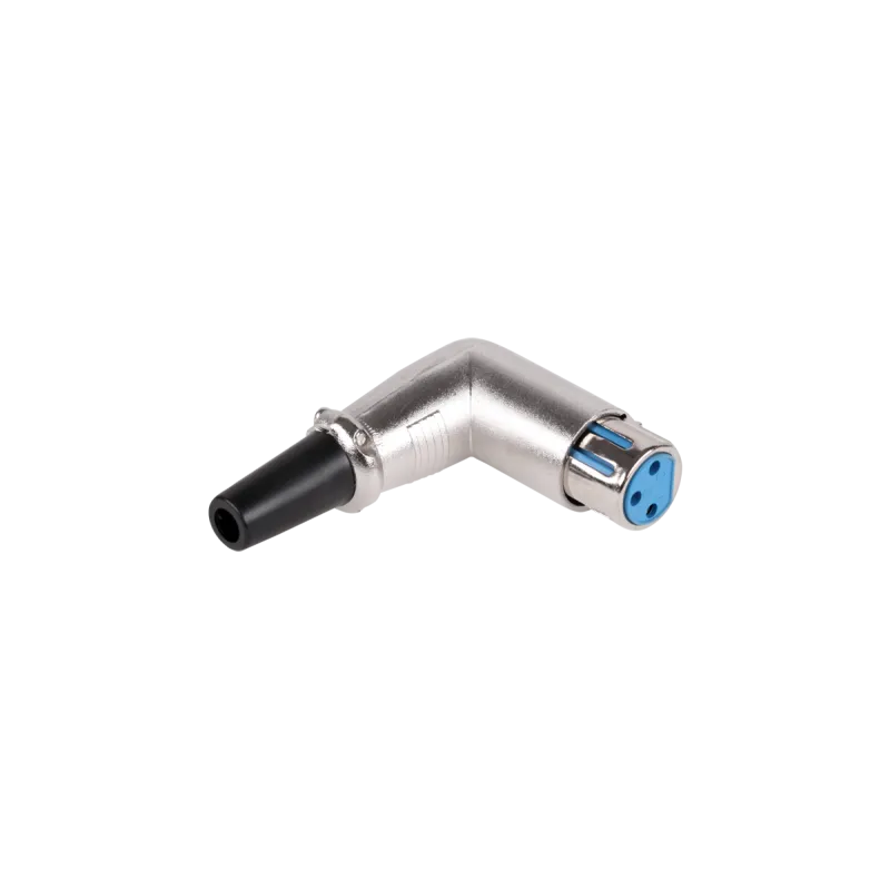 Wtyk mikrofonowy żeński kątowy Wtyk mikrofonowy żeński kątowy