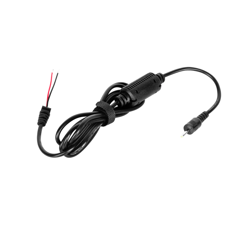 Wtyk prosty 2,5/0,6 (19V/2,1A) sieciowy z kablem do montażu Rebel Wtyk prosty 2,5/0,6 (19V/2,1A) sieciowy z kablem do montażu Rebel