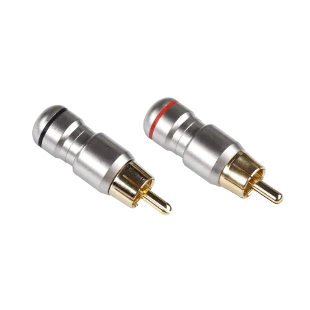 Wtyk RCA metalowy HD-287