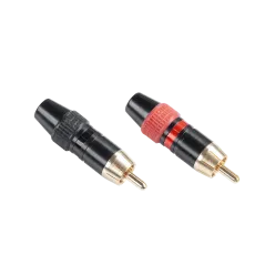 Wtyk RCA metalowy HD-290