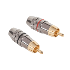 Wtyk RCA metalowy HD-291