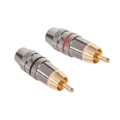 Wtyk RCA metalowy HD-291