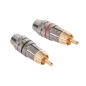 Wtyk RCA metalowy HD-291