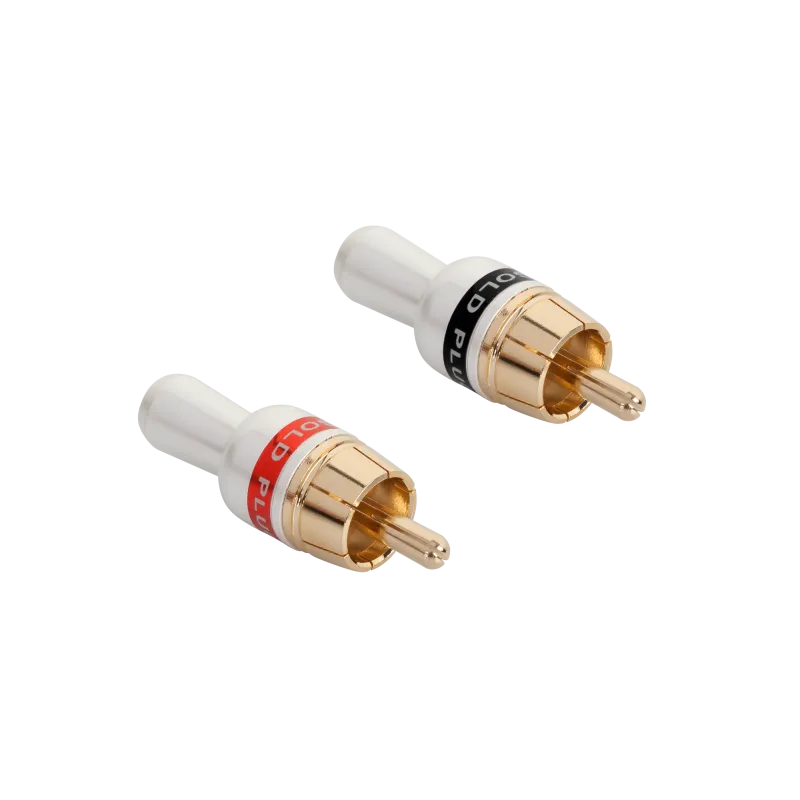 Wtyk RCA metealowy HQ