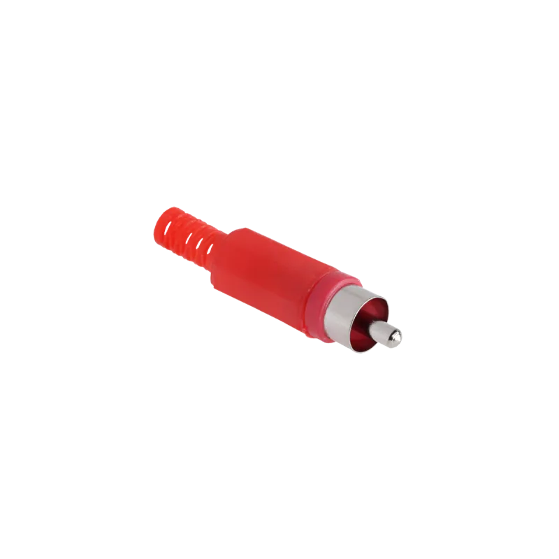 Wtyk RCA-czerwony Wtyk RCA-czerwony