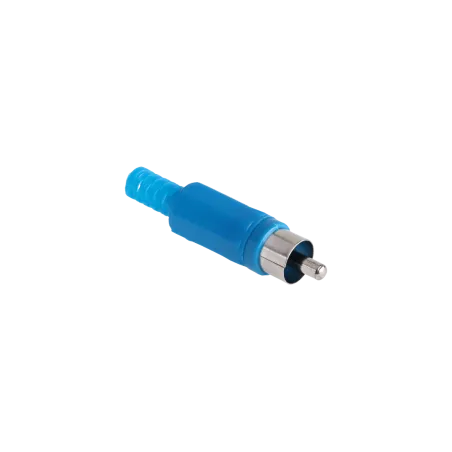 Wtyk RCA-niebieski NH405