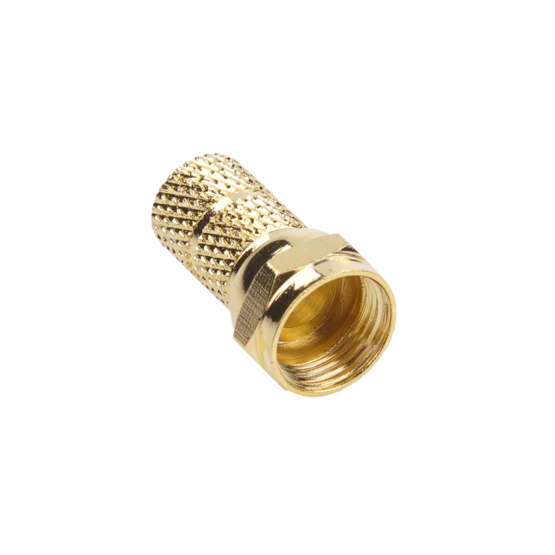 Wtyk SAT F 6,8 mm GOLD CU Cabletech