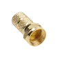 Wtyk SAT F 6,8 mm GOLD CU Cabletech