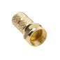 Wtyk SAT F/6,8mm/GOLD CU