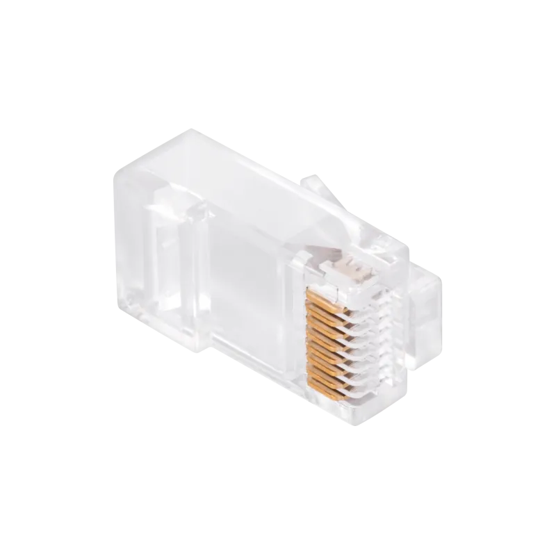 Wtyk telefon. RJ45 8P 8C(drut)przelotowy CAT.6E