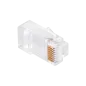 Wtyk telefon. RJ45 8P 8C(drut)przelotowy CAT.6E
