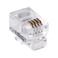 Wtyk telefon. 4P 4C x100szt Wtyk telefon. 4P 4C x100szt