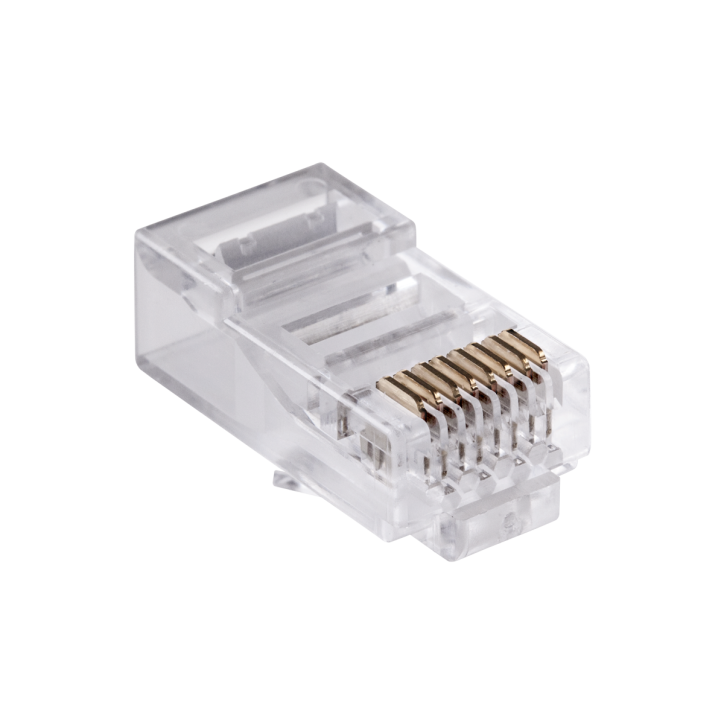 Wtyk telefon. 8P 8C(drut) x100szt. CAT 6e Wtyk telefon. 8P 8C(drut) x100szt. CAT 6e