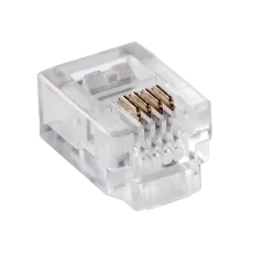 Wtyk telefon.RJ11 6P 4C x100szt.