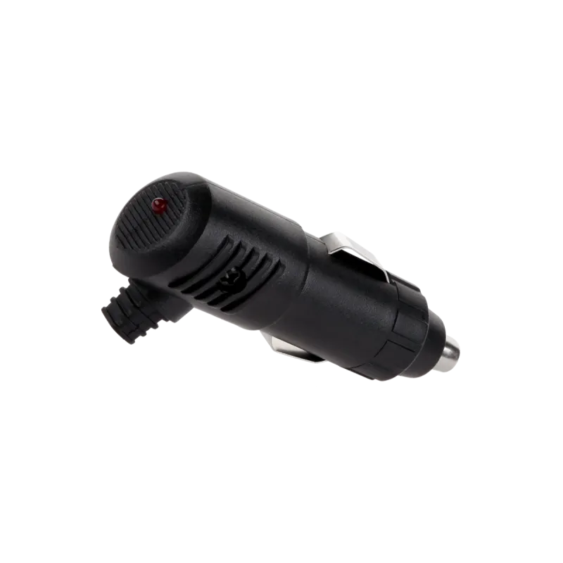 Wtyk zapalniczki sam.z bezpiecznik. i diodą